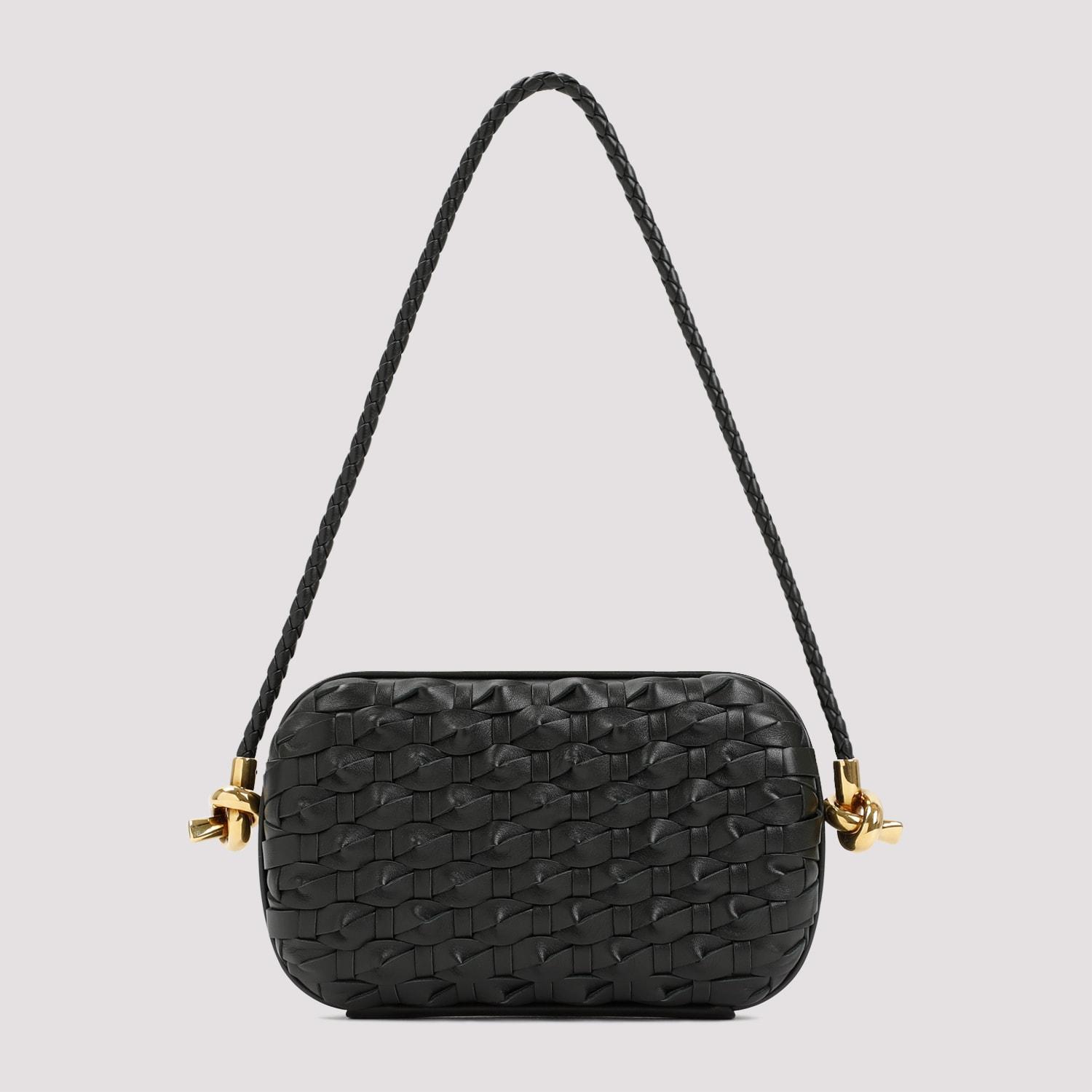 Knot With Strap Clutch In Green Product Image