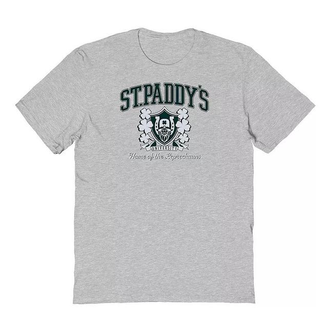 Mens St Patricks Day St Paddys University Graphic Tee Product Image