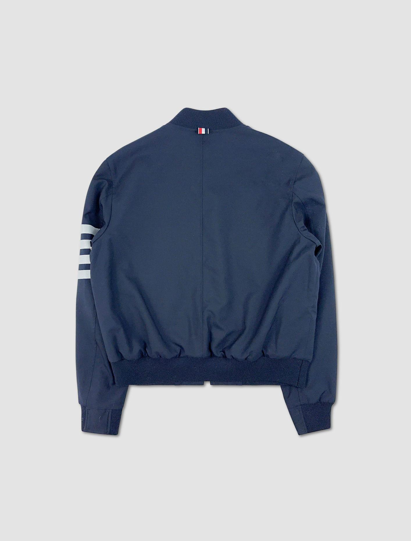 THOM BROWNE Giacca Blouson In Navy Product Image