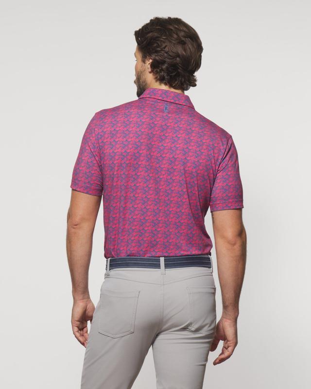 Sanford Printed Linxter Cotton Performance Polo Male Product Image