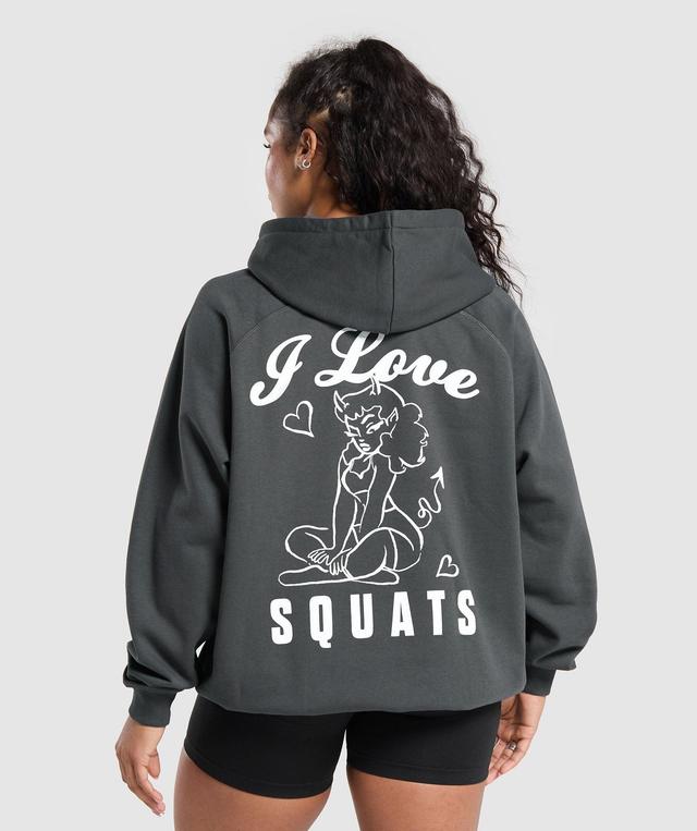 I Love Squats Hoodie Product Image