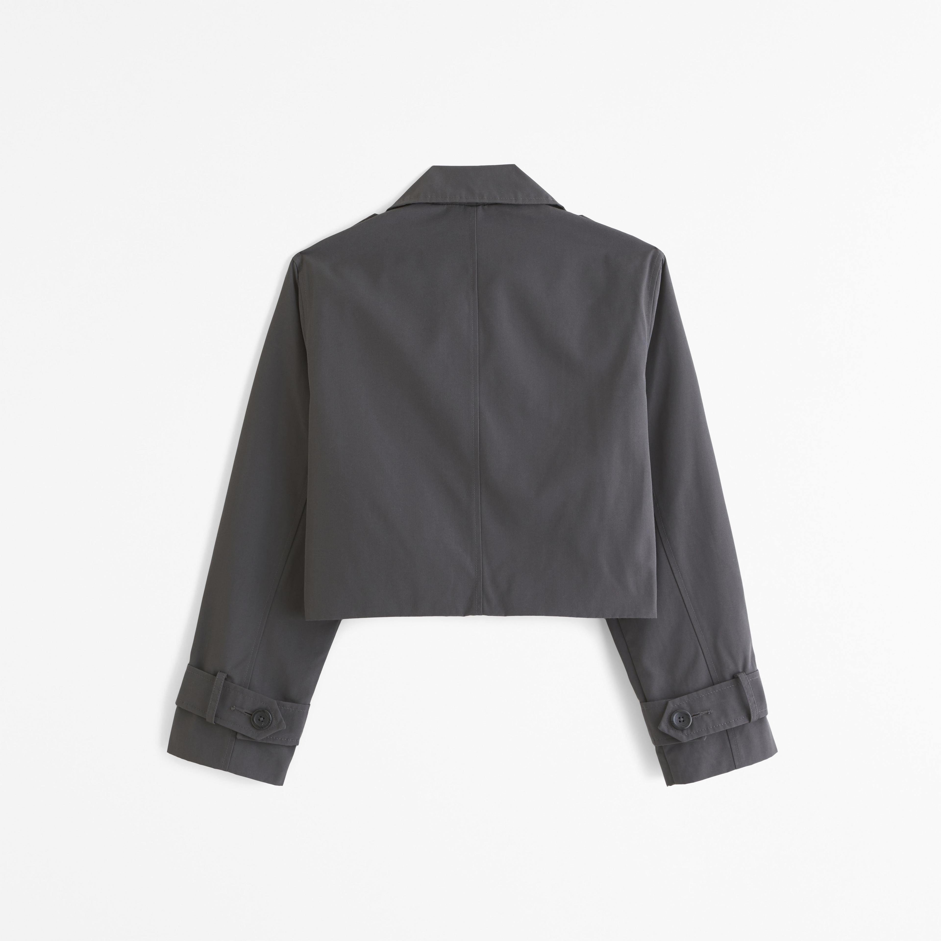 Cropped Trench Coat Product Image