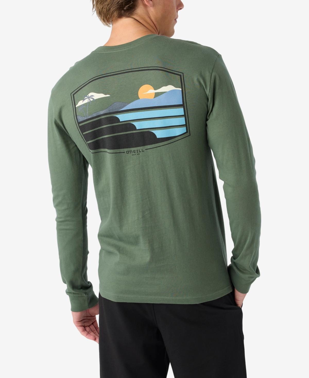 ONeill Mens Stacked Long Sleeve Graphic Tees Product Image