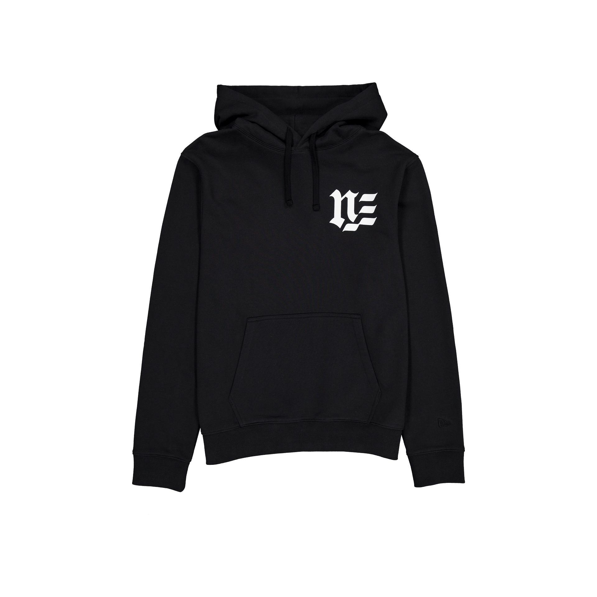 Brand New Era Blackletter Black Hoodie Male Product Image