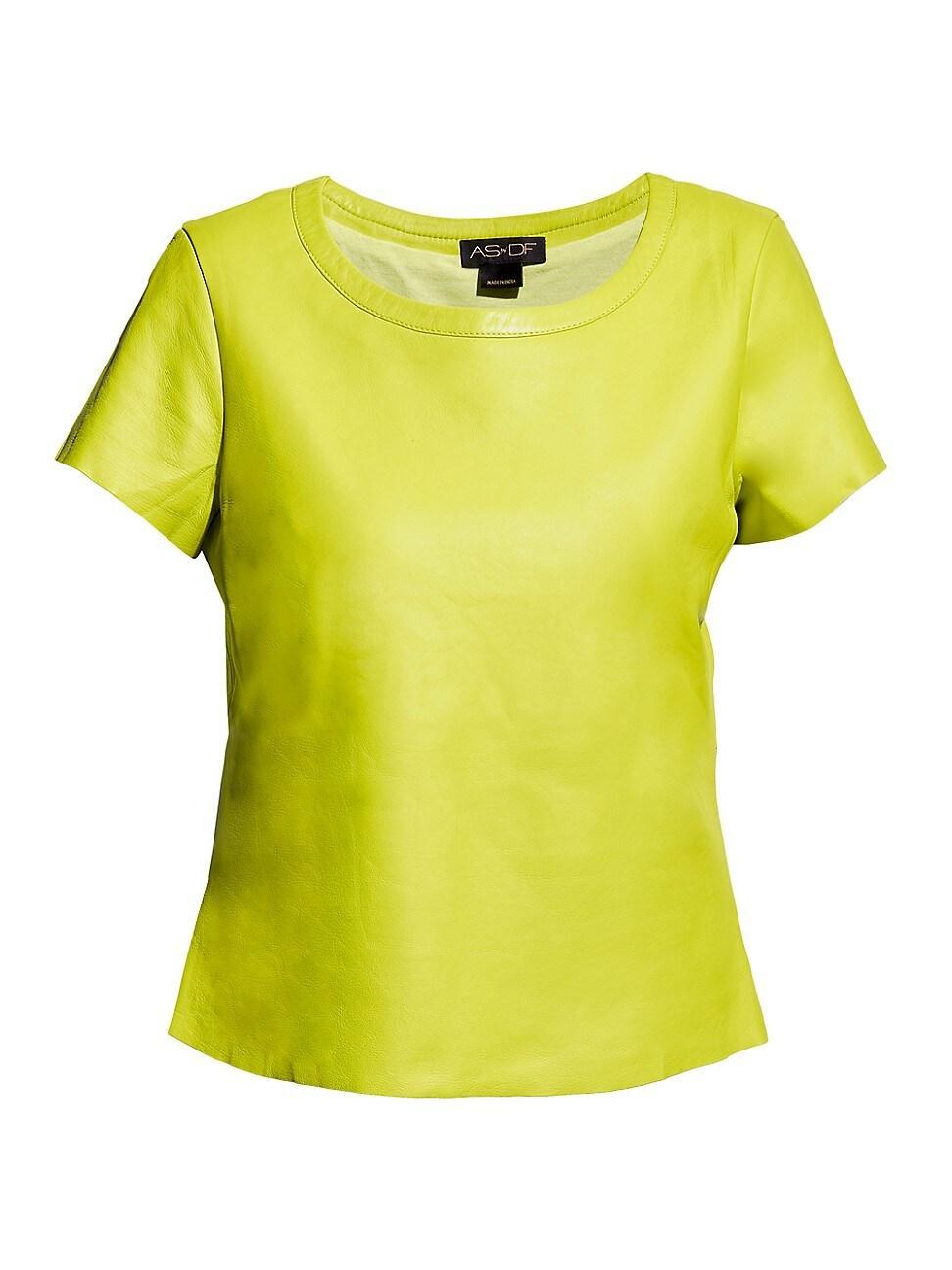 Womens New Guard Recycled Leather Tee Product Image