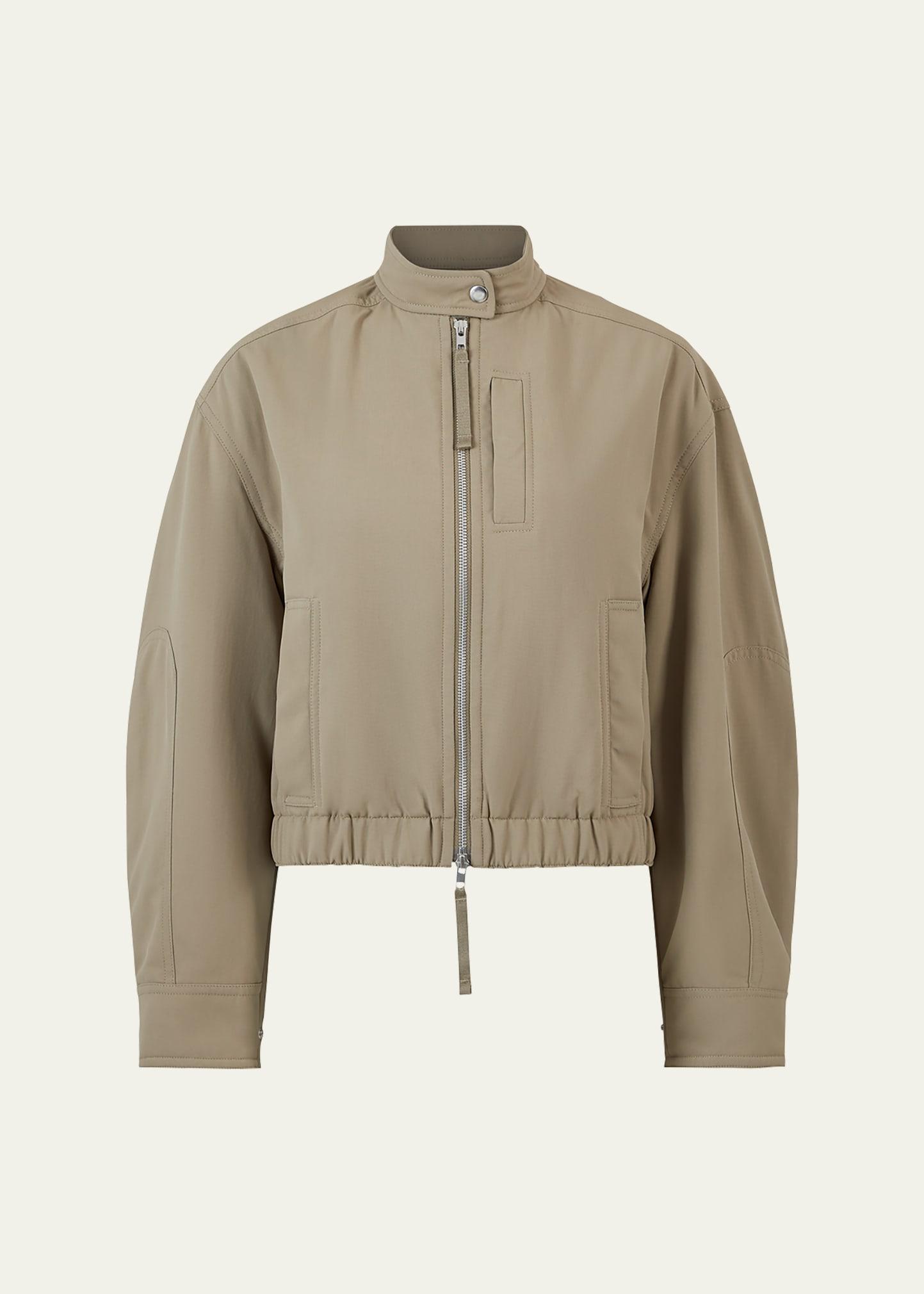 Cropped Bomber Jacket Product Image