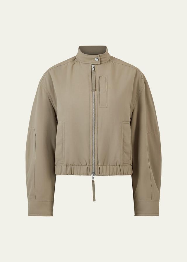 Vince Cropped Bomber Jacket Product Image