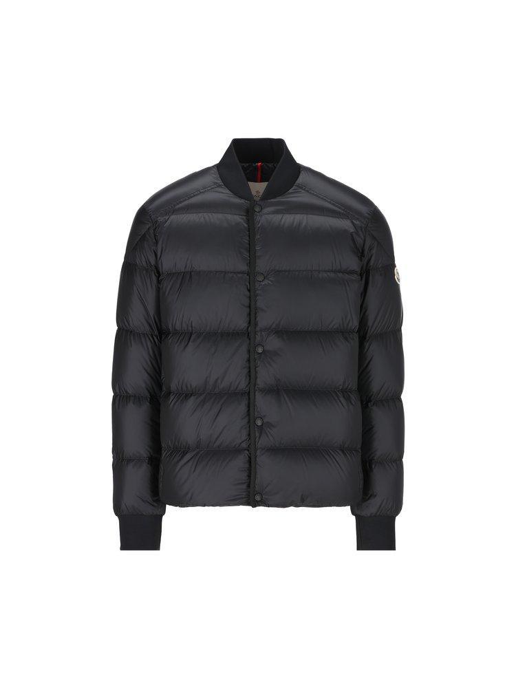 Short Quilted Down Jacket In Black Product Image