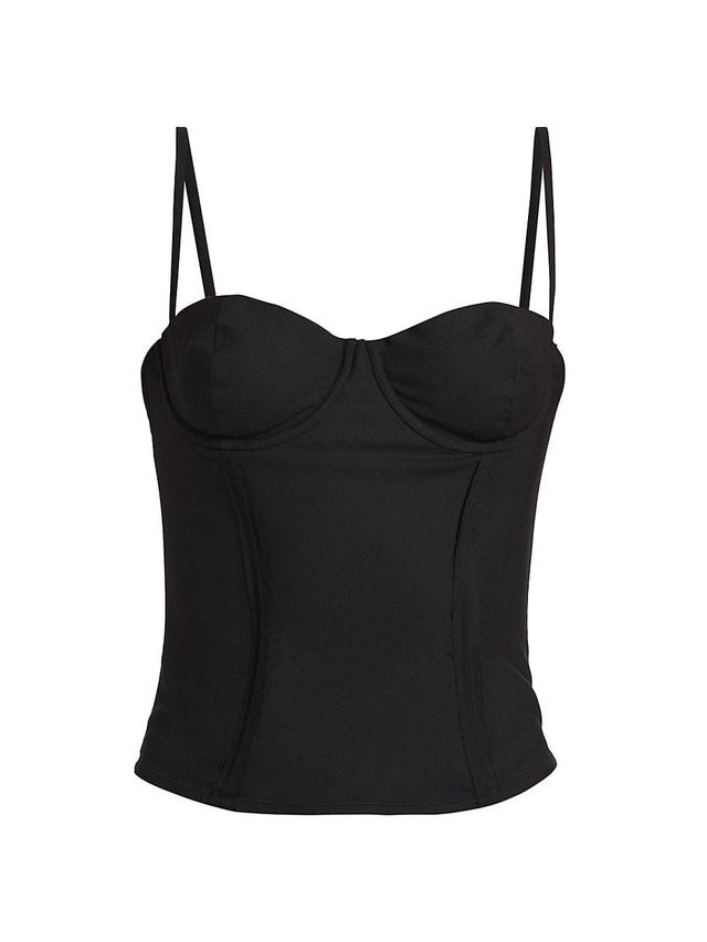 Womens Exposed Seam Wool-Blend Bustier Product Image