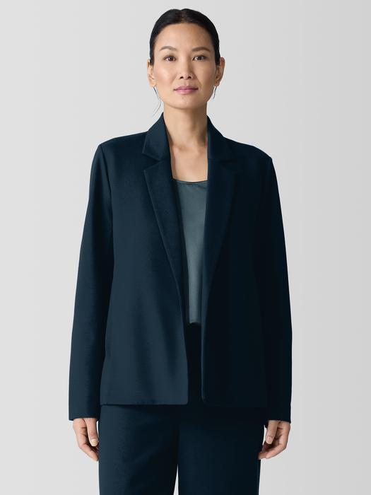 EILEEN FISHER Washable Flex Ponte Notch Collar Blazerfemale Product Image