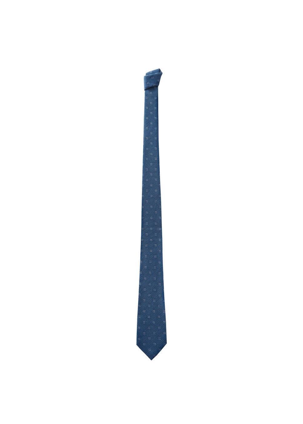 MANGO MAN - 100% structured mulberry silk tie - One size - Men Product Image