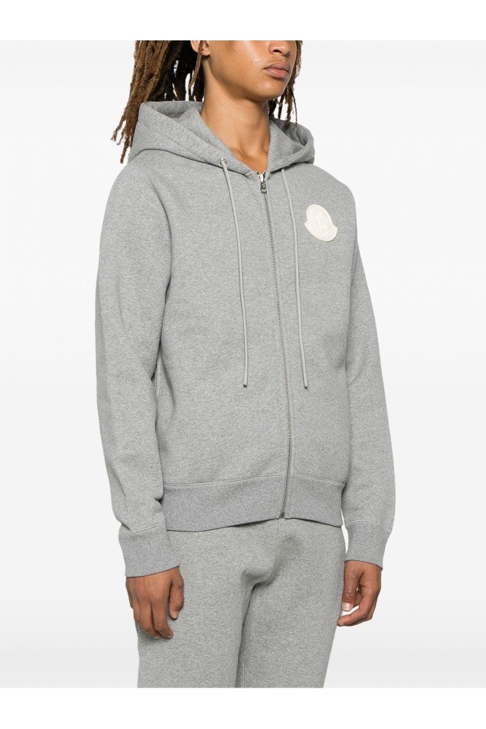 Logo-patch Hoodie In Grey Product Image