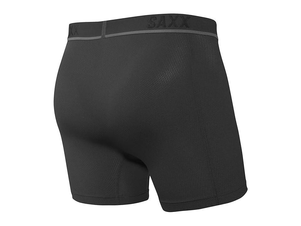 SAXX UNDERWEAR Kinetic HD Boxer Brief (Blackout) Men's Underwear Product Image