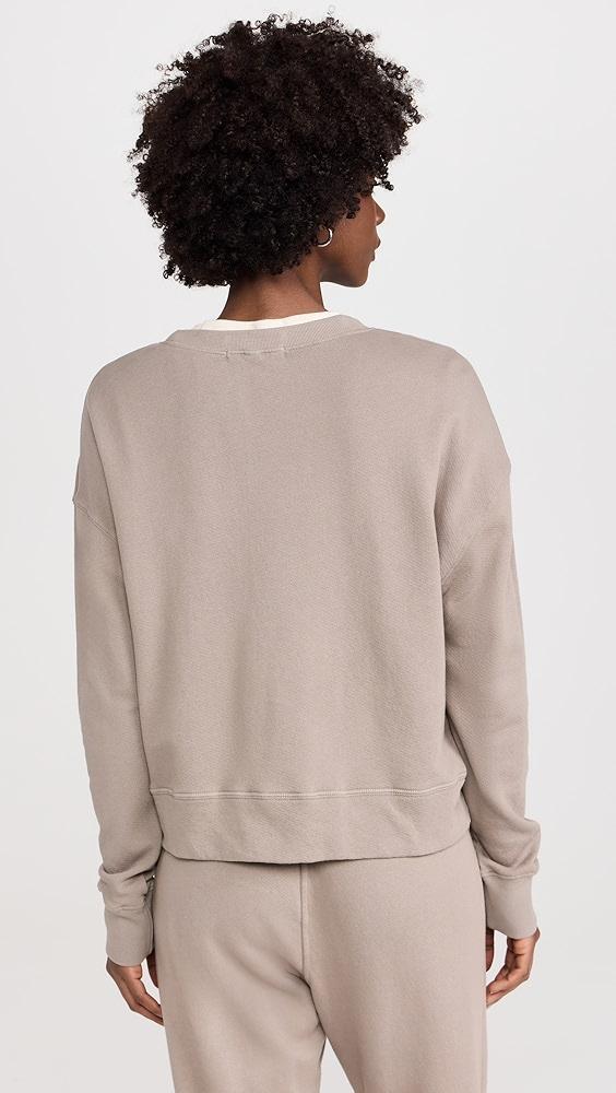 perfectwhitetee French Terry Pullover Sweatshirt | Shopbop Product Image