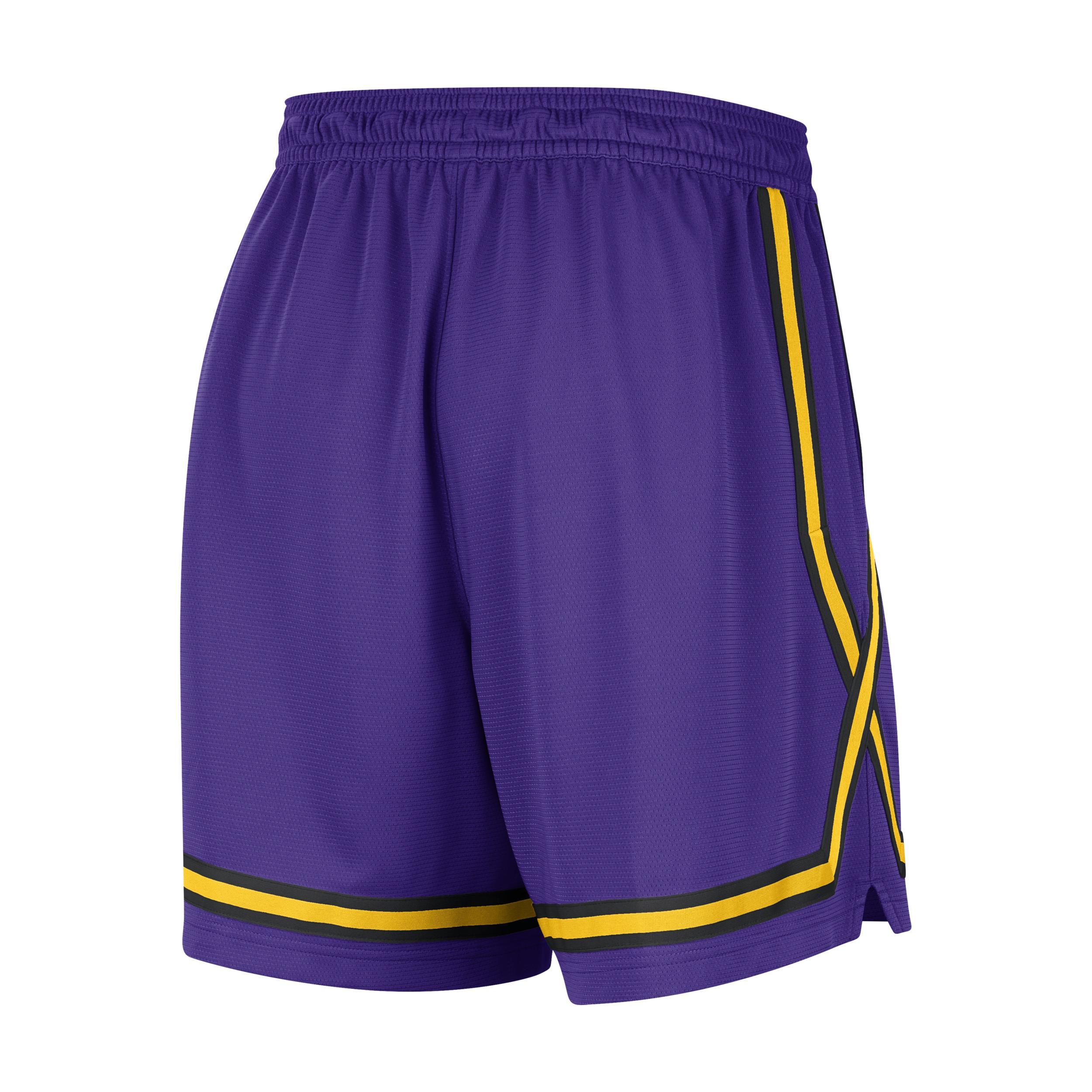 Los Angeles Lakers Fly Crossover Nike Women's Dri-FIT NBA Basketball Graphic Shorts Product Image