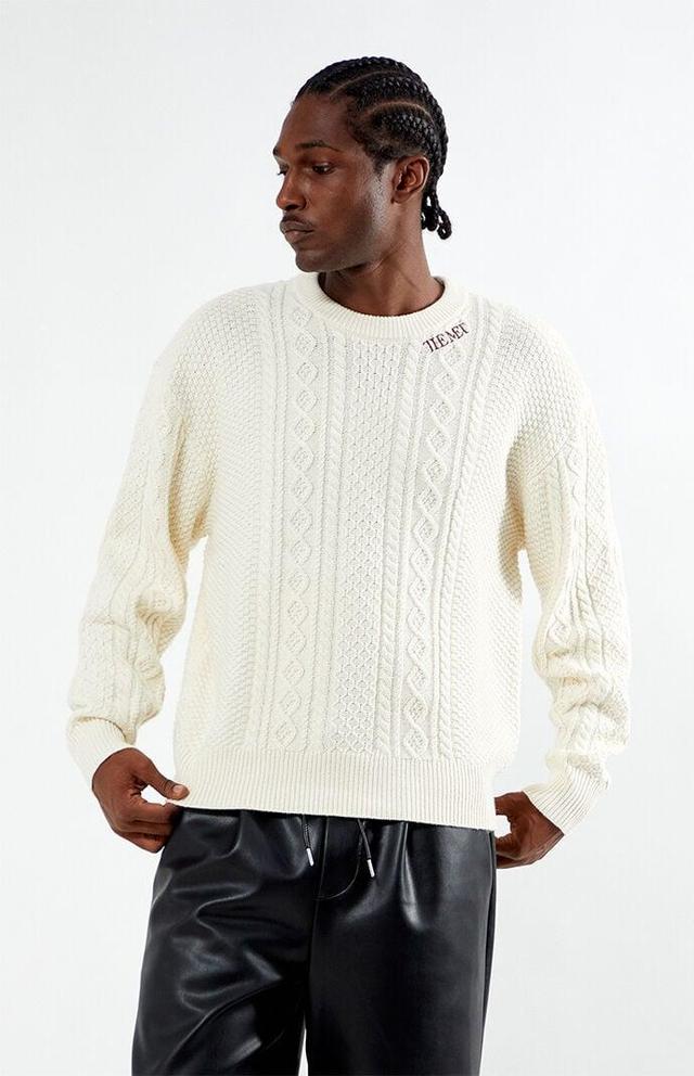 The Met Men's x PacSun Cable Knit Sweater Product Image