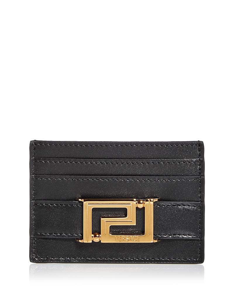 Versace La Greca Leather Card Case Product Image