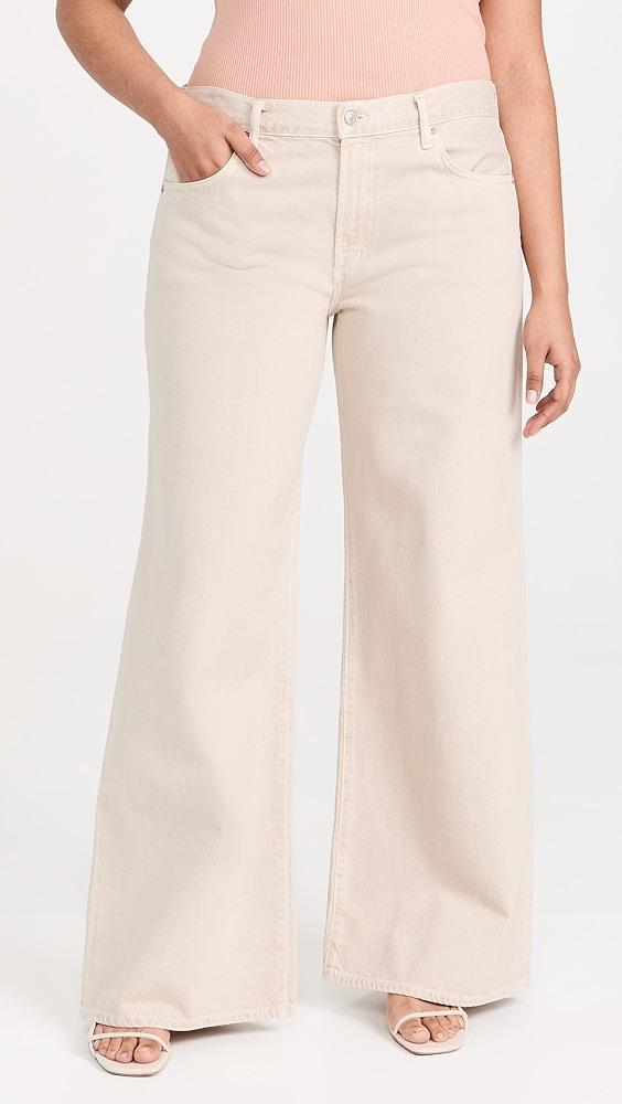 AGOLDE Clara Low Rise Baggy Flare Jeans | Shopbop Product Image