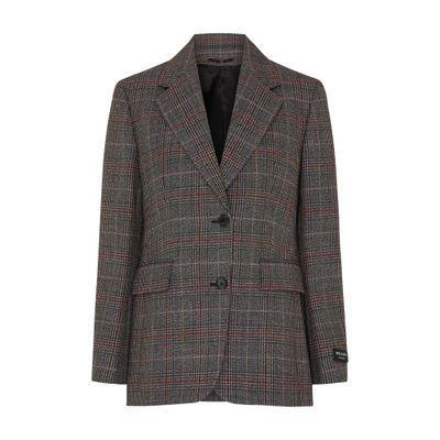 Wool Blazer In Brown Product Image