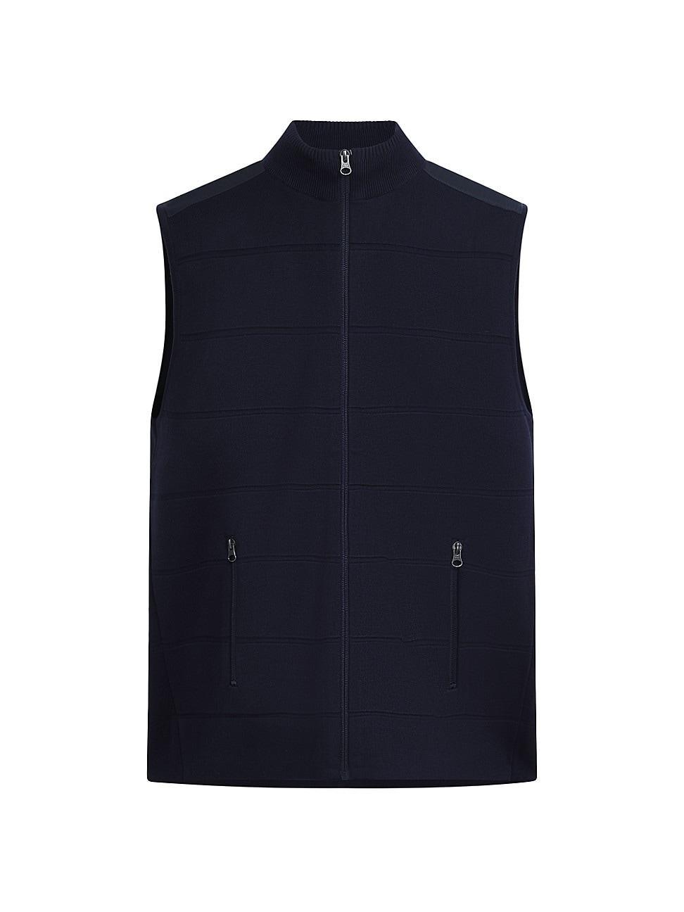 Mens Cotton Sweater Vest Product Image