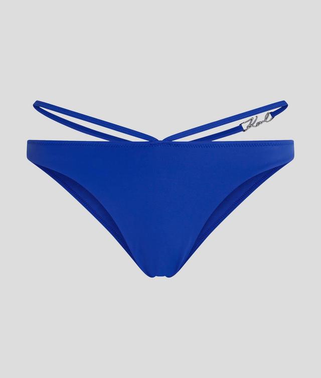 KARL SIGNATURE V-SHAPED BIKINI BOTTOMS Product Image