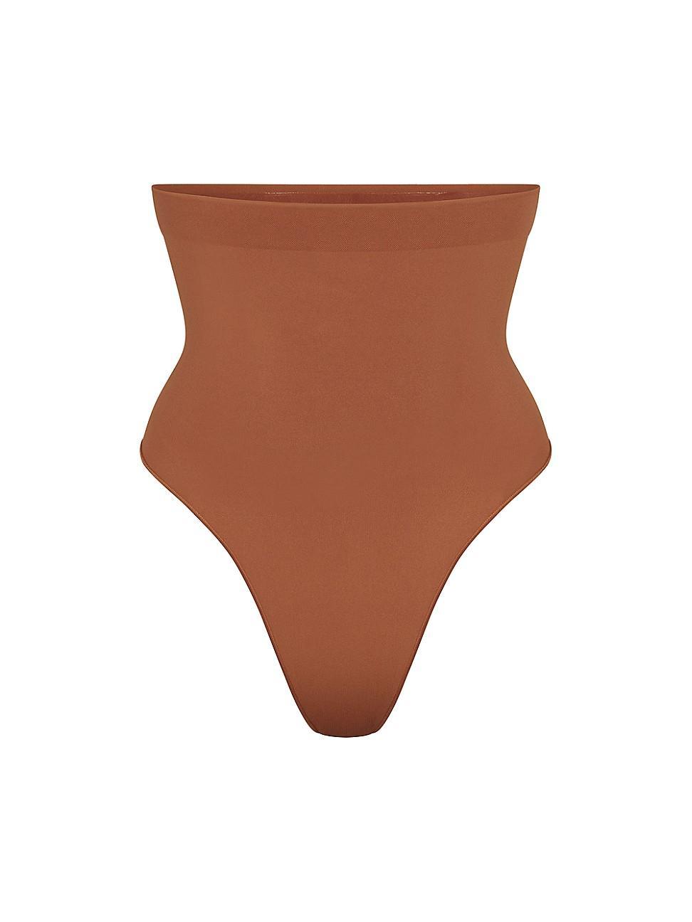 Womens Seamless Sculpt High-Waisted Thong Product Image