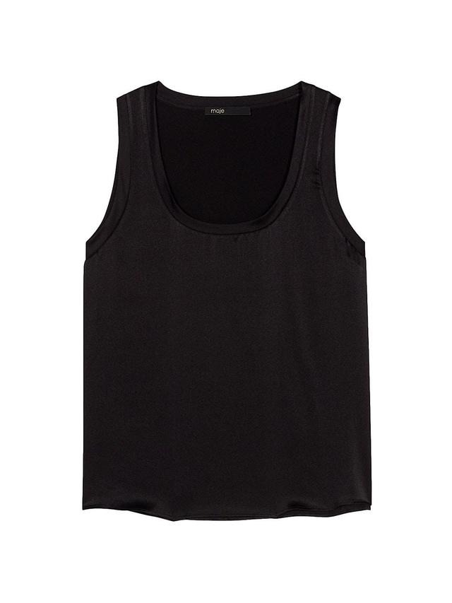 Womens Silk Tank Top Product Image