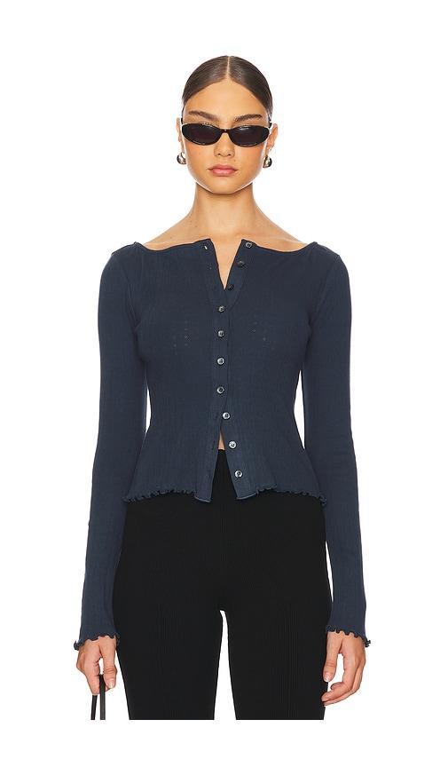 Lovers and Friends Naya Cardigan in Midnight Blue Product Image