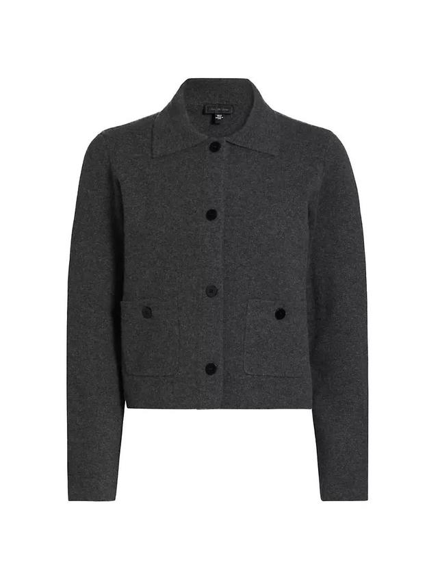 Cashmere Collared Cardigan Product Image