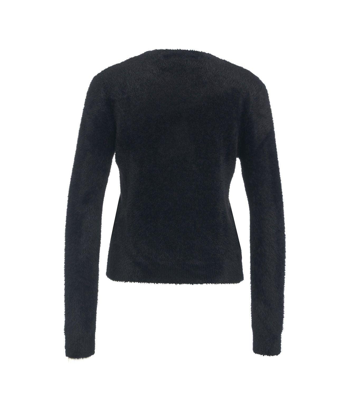 Pullover in maglia pelosa Female Product Image