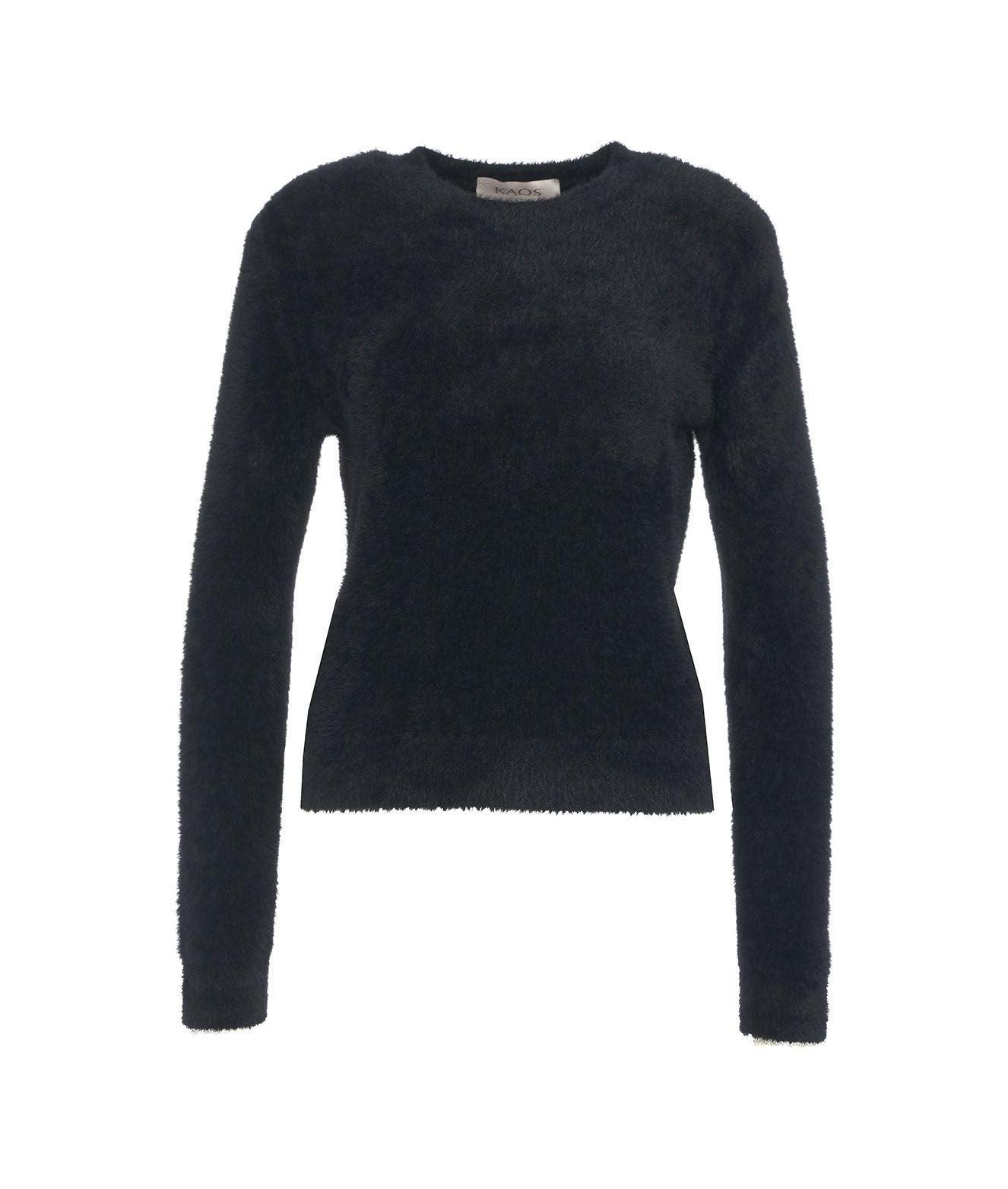 Pullover in maglia pelosa Female Product Image