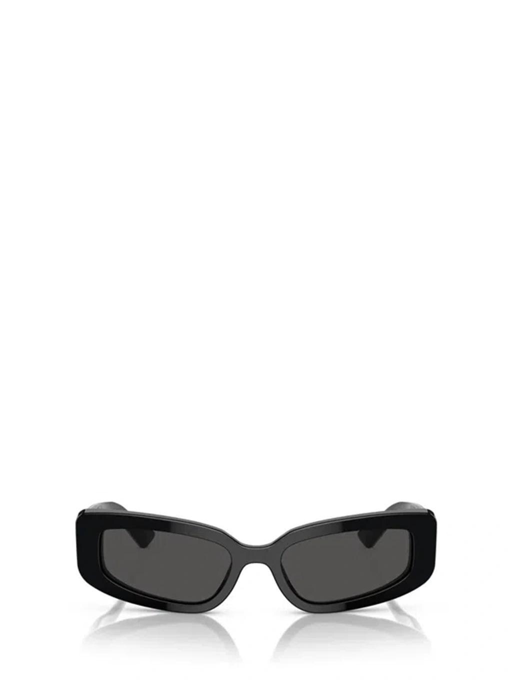 Men's Plastic Rectangle Wrap Sunglasses Product Image