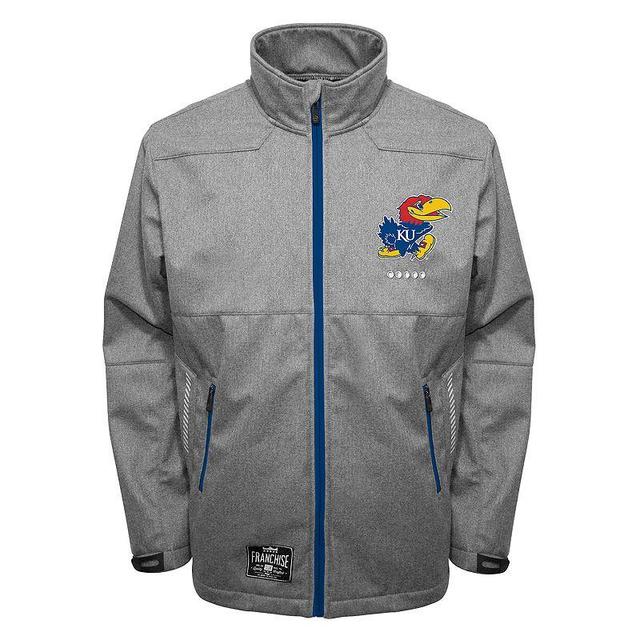 Mens Franchise Club Kansas Jayhawks Tech Fleece Softshell Jacket Product Image