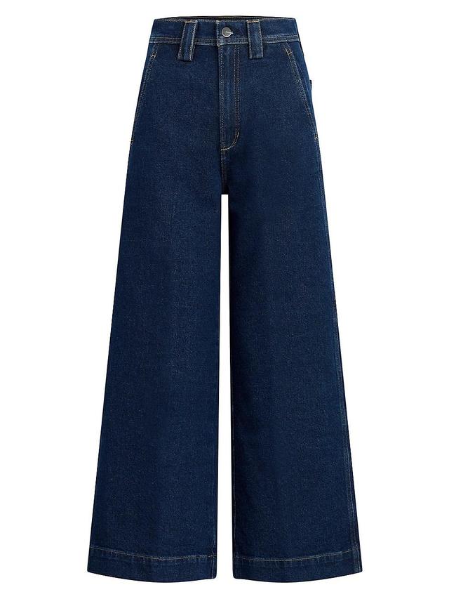 Womens The Avery Wide-Leg Ankle Jeans Product Image