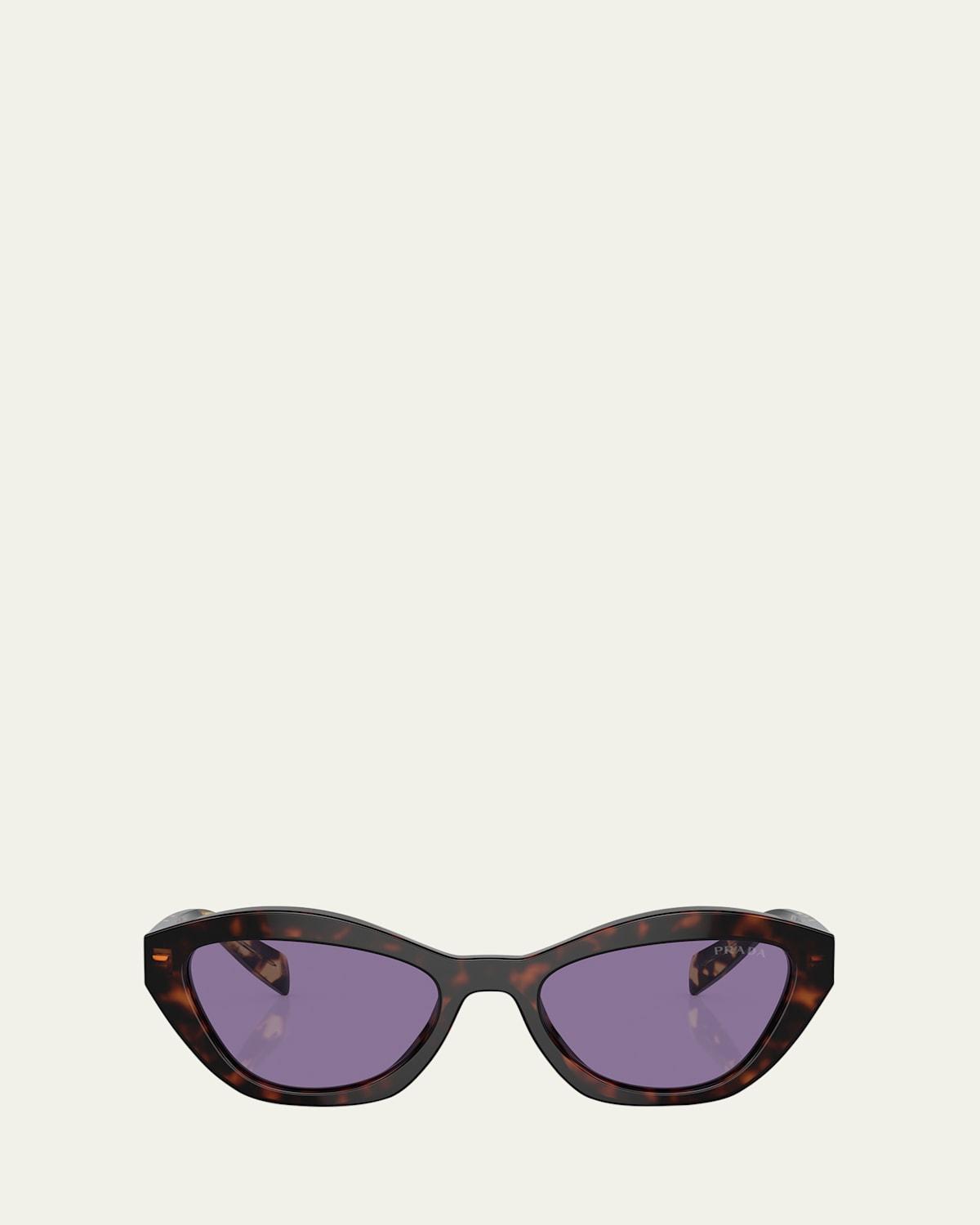 Two-Tone Acetate Cat-Eye Sunglasses Product Image