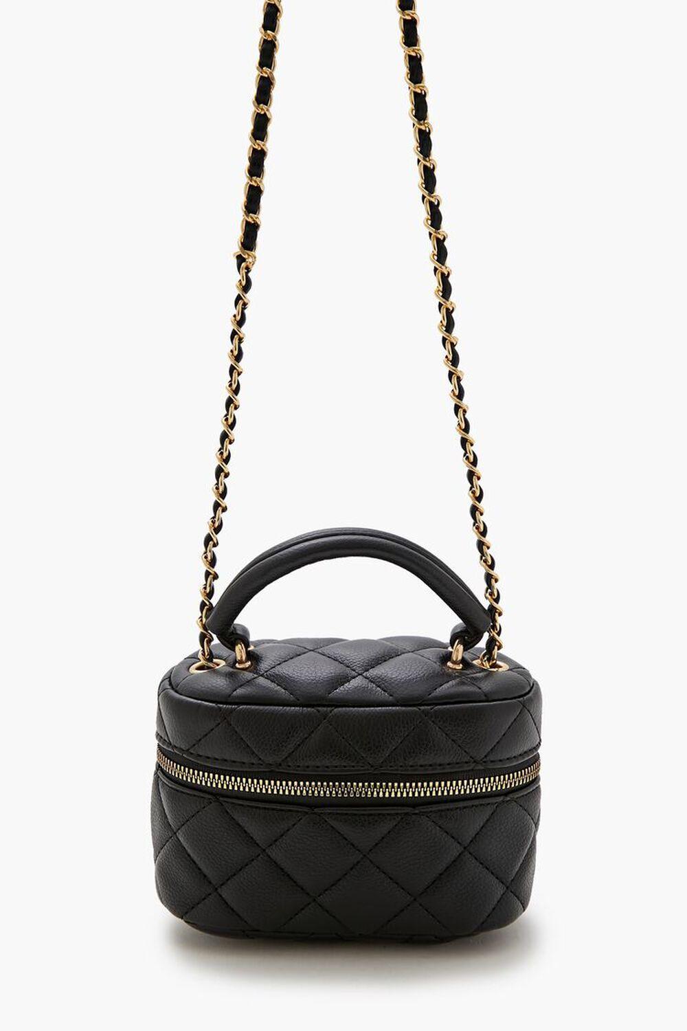 Quilted Zip-Around Crossbody Bag | Forever 21 Product Image