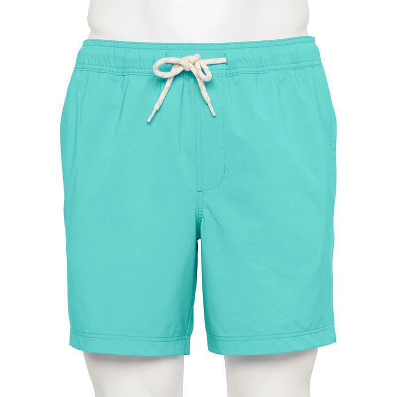 Mens Trinity Coast 7-in. Solid Swim Trunks Product Image