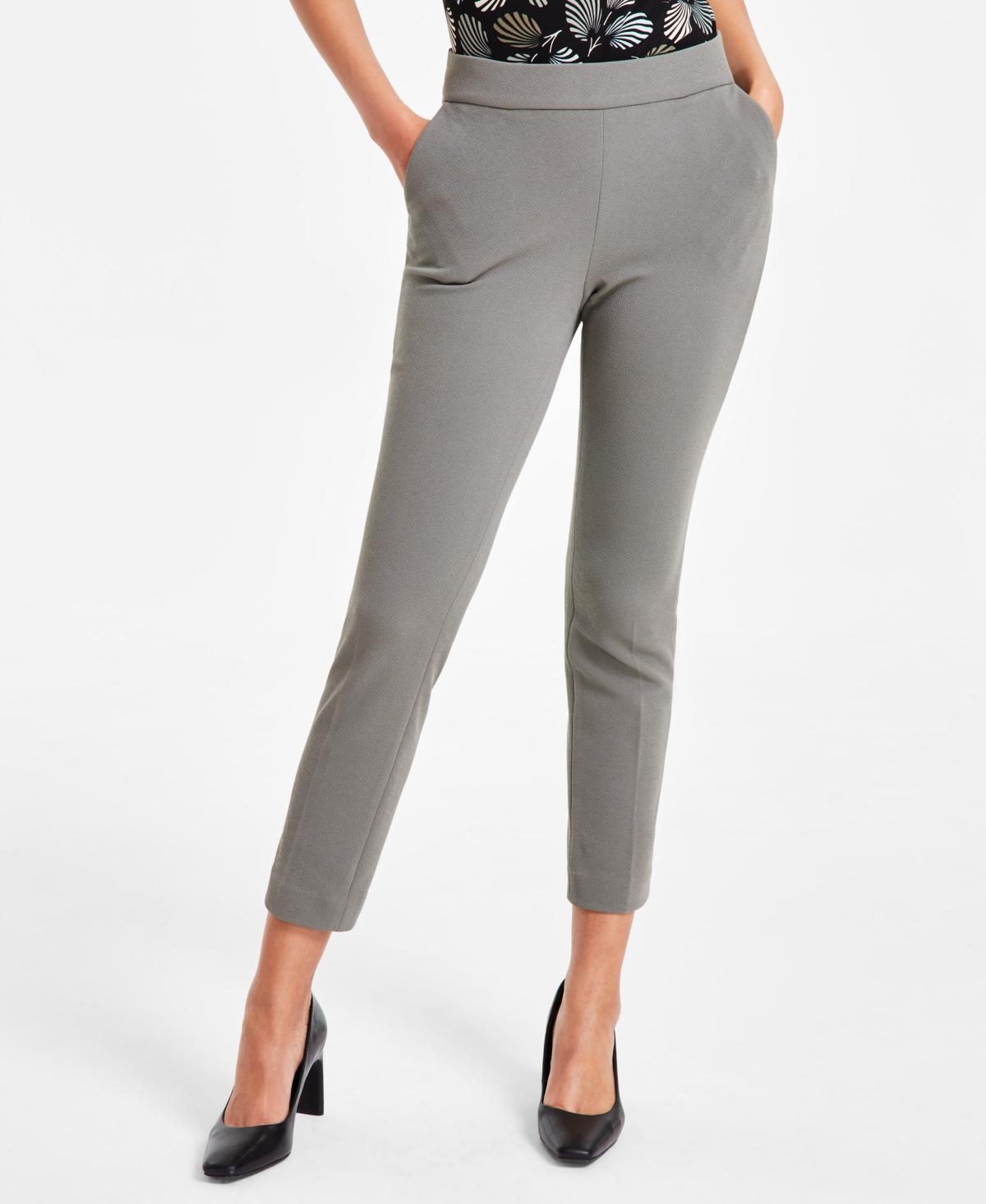 Kasper Womens Pull-On Slim-Fit Ankle Pants Product Image