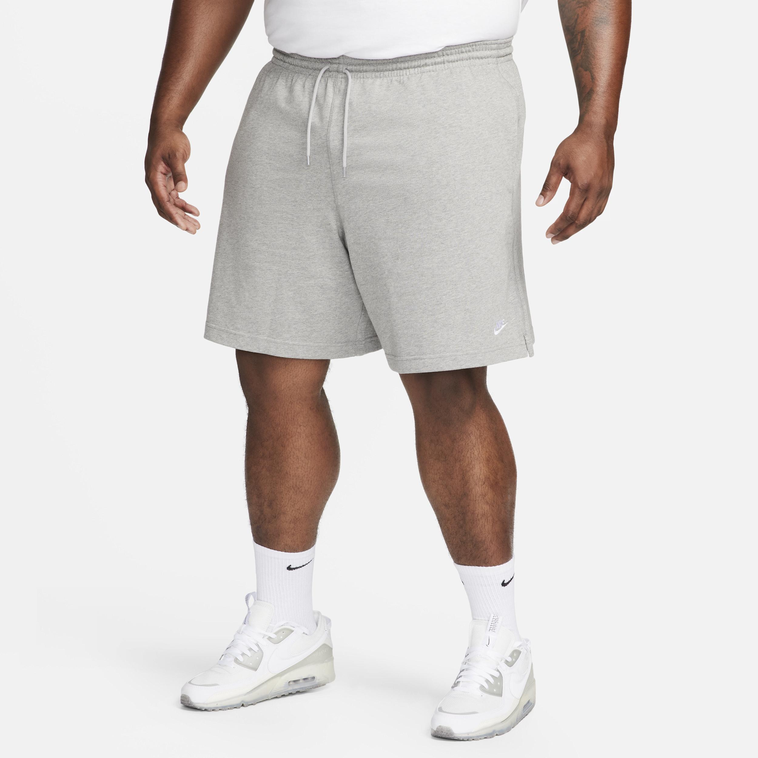 Mens Nike Club Knit Shorts Grey Product Image