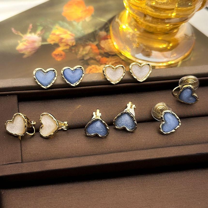 Heart Stud Earring / Clip-On Earring Product Image