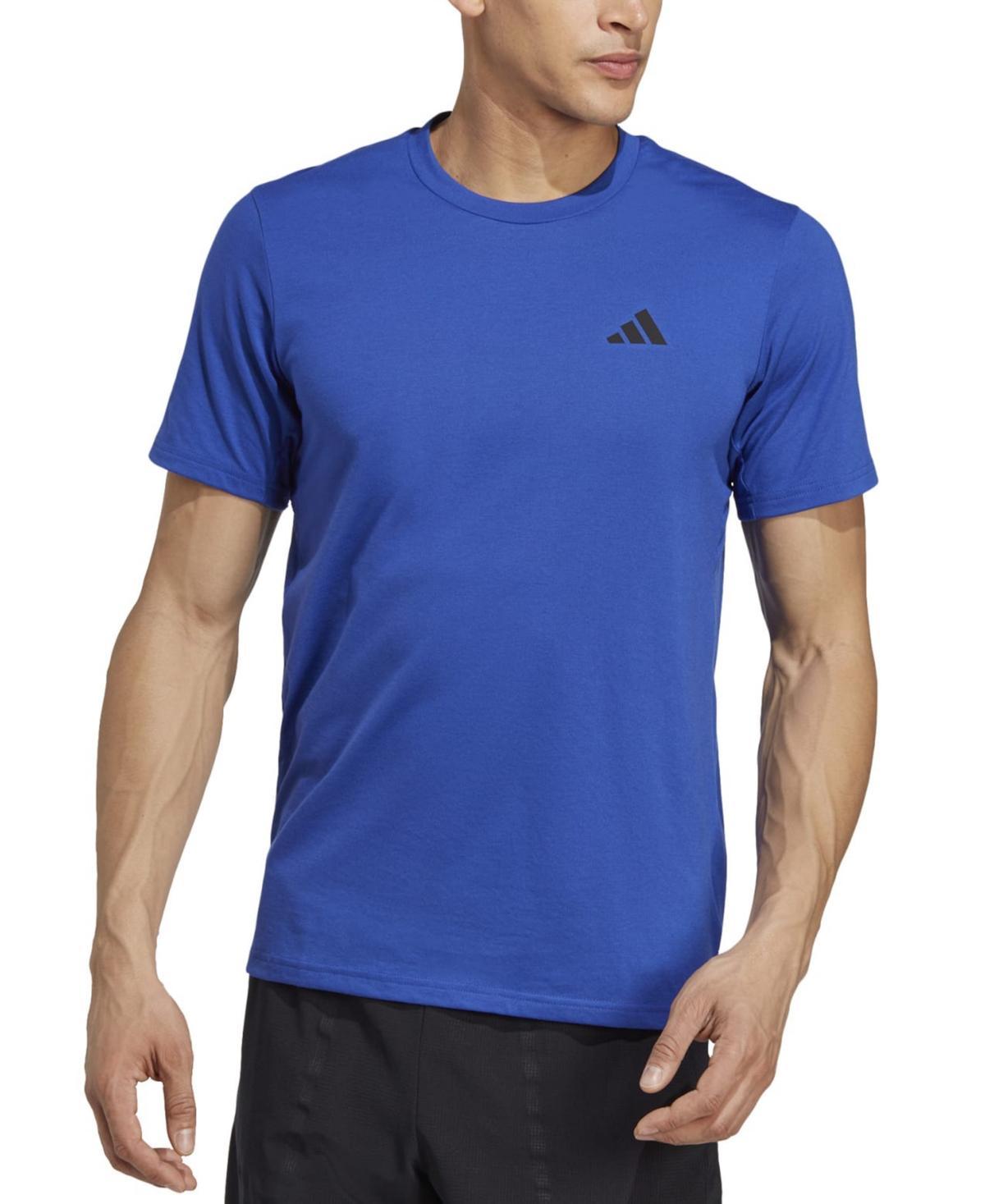 adidas Training Essentials Feel Ready Training Tee Black) Men's Clothing Product Image