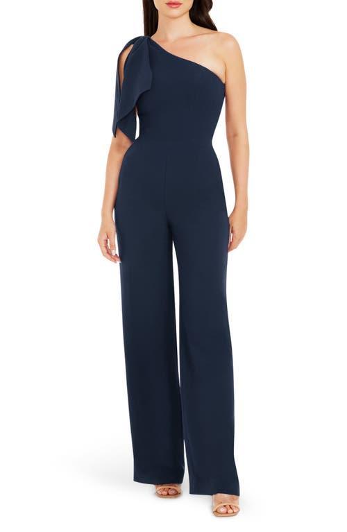 Dress the Population Tiffany One-Shoulder Jumpsuit Product Image