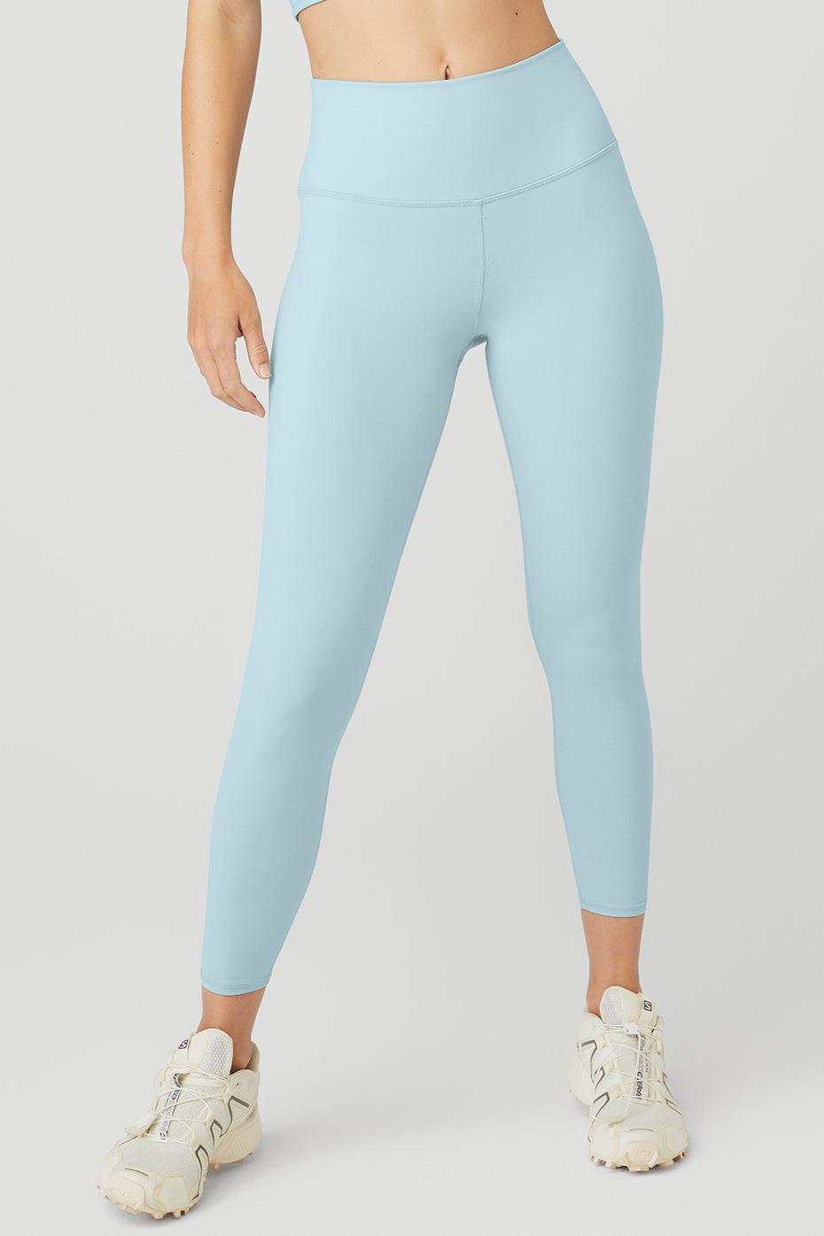 7/8 High-Waist Airbrush Legging - Chalk Blue Female Product Image