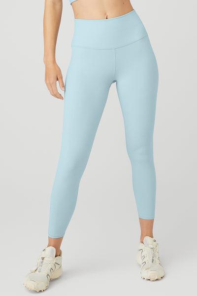 7/8 High-Waist Airbrush Legging - Chalk Blue Product Image