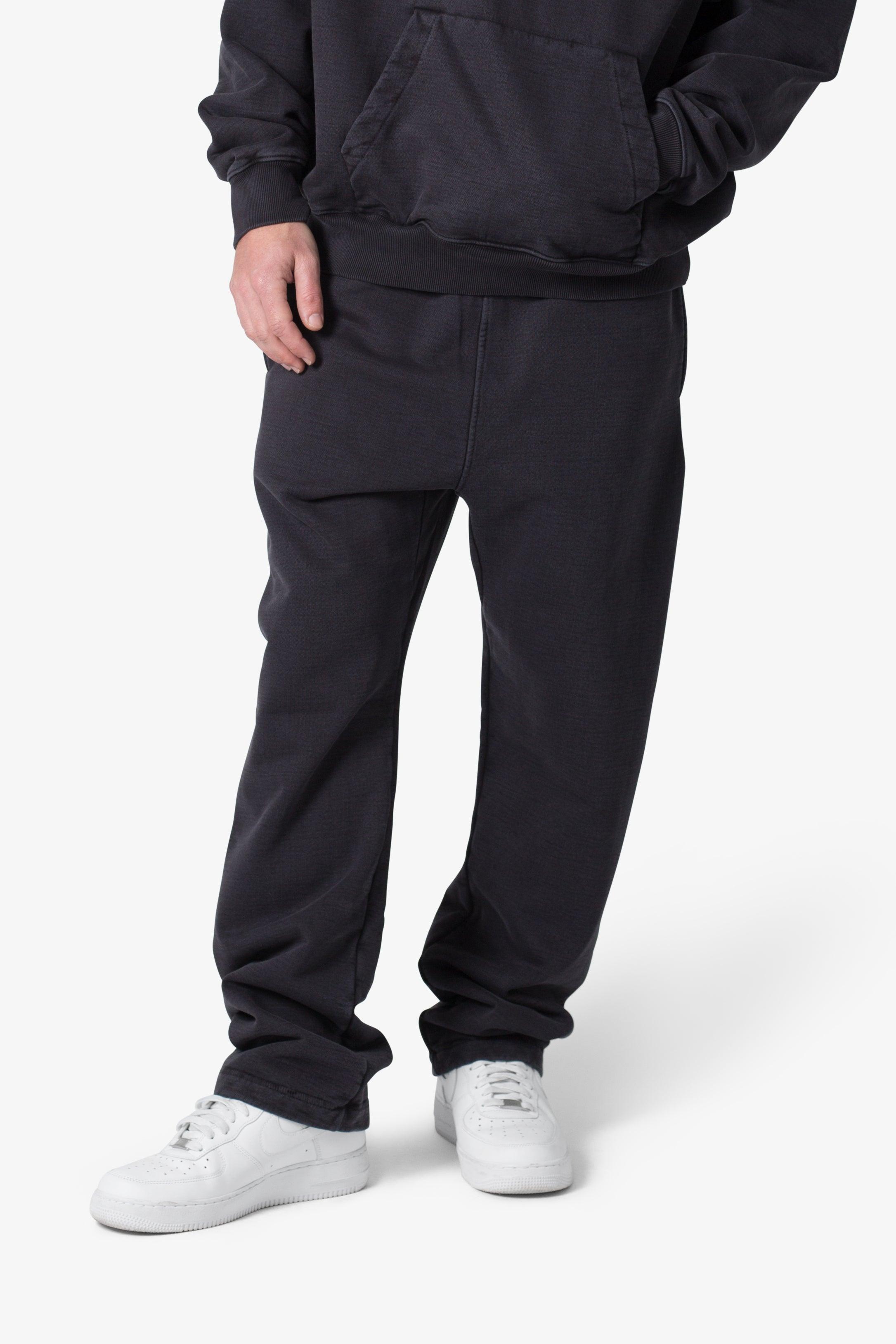 Heavy Relaxed Every Day Sweatpants - Washed Black Product Image