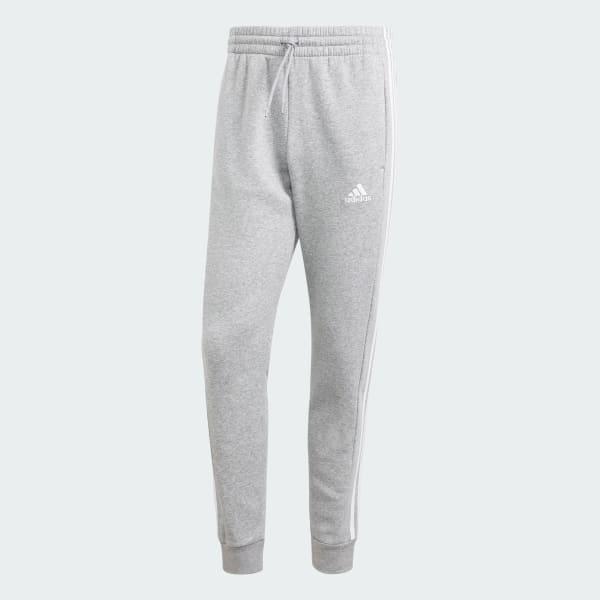 Essentials Fleece 3-Stripes Tapered Cuff Pants Product Image