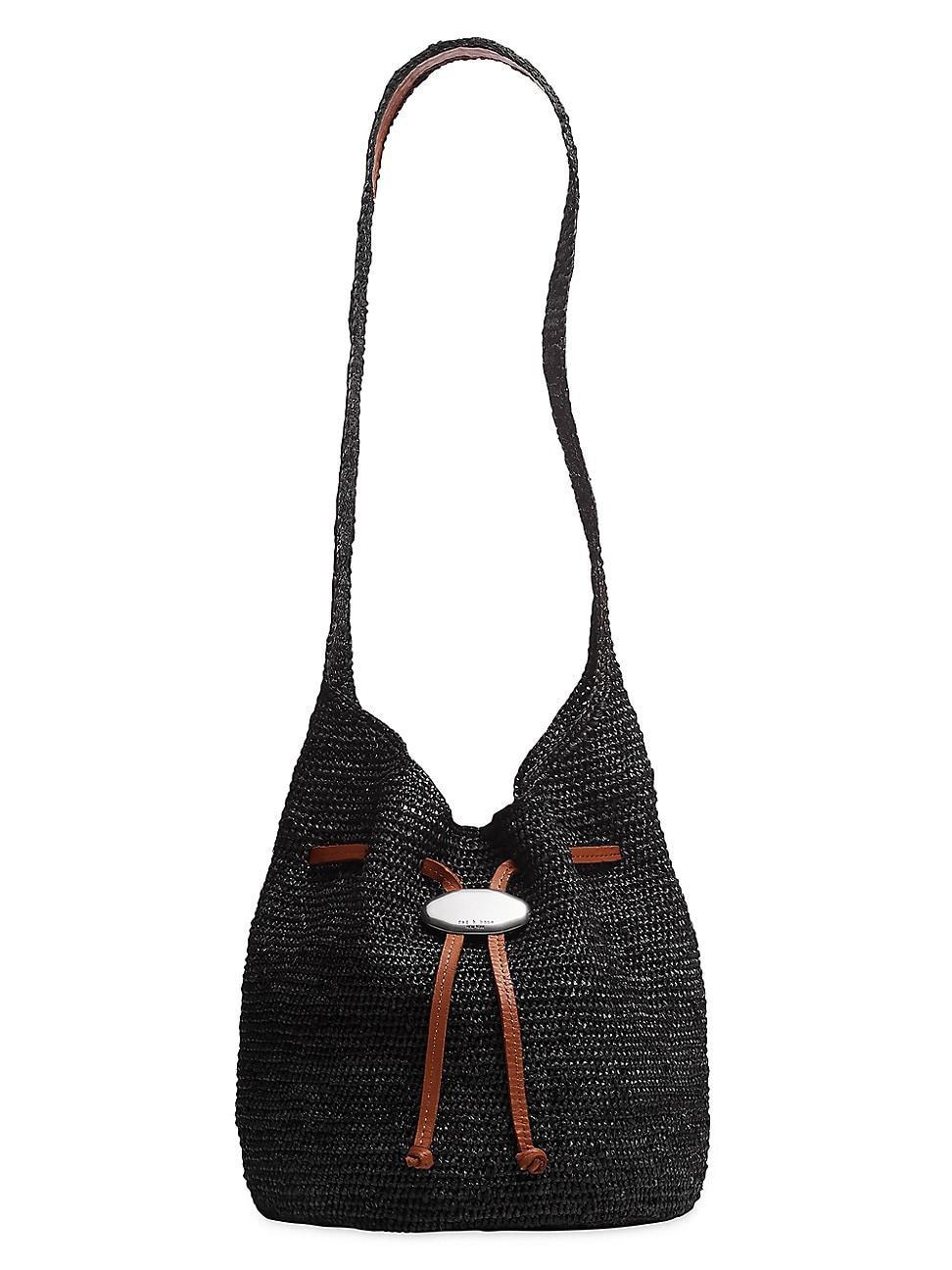 Womens Daily Raffia Bucket Bag Product Image