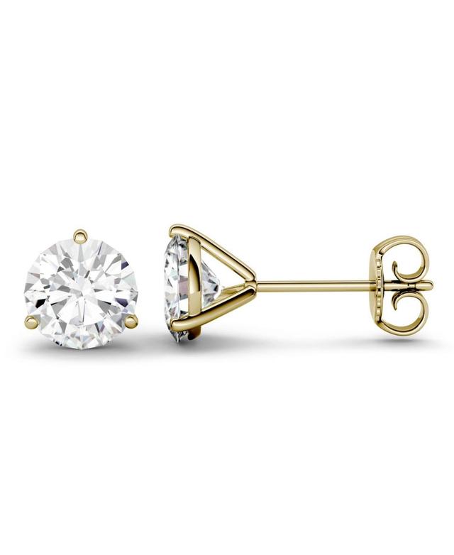 Moissanite Martini Stud Earrings (2 ct. t.w. Diamond Equivalent) in 14k White or Yellow Gold Product Image