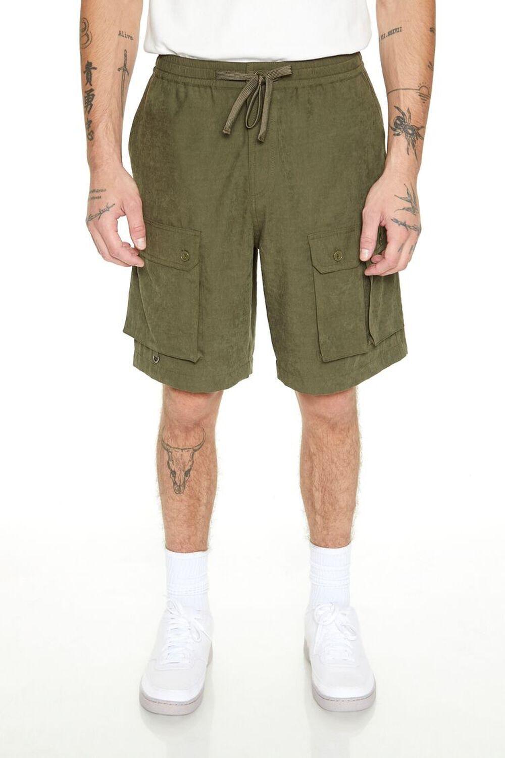 Drawstring Cargo Shorts | Forever 21 Product Image