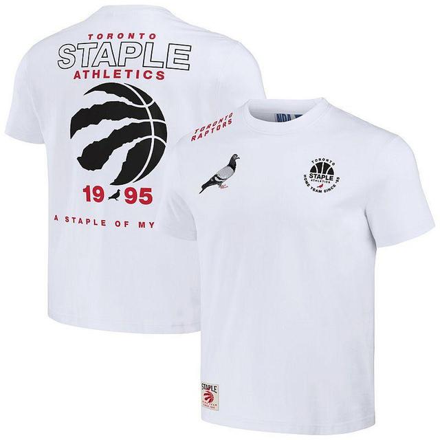 Mens NBA x Staple White Toronto Raptors Home Team T-Shirt Product Image